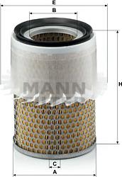 Mann-Filter C 16 181 - Въздушен филтър vvparts.bg