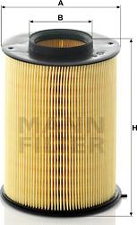 Mann-Filter C 16 134/1 - Въздушен филтър vvparts.bg