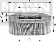 Mann-Filter C 1861 - Въздушен филтър vvparts.bg