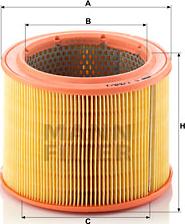 Mann-Filter C 1760/1 - Въздушен филтър vvparts.bg