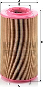 Mann-Filter C 17 278 - Въздушен филтър vvparts.bg