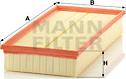 Mann-Filter C 39 201 - Въздушен филтър vvparts.bg