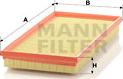 Mann-Filter C 3594/1 - Въздушен филтър vvparts.bg