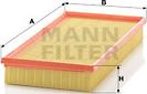 Mann-Filter C 35 124 - Въздушен филтър vvparts.bg