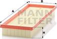 Mann-Filter C 3689 - Въздушен филтър vvparts.bg