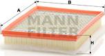 Mann-Filter C 30 138 - Въздушен филтър vvparts.bg