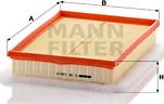 Mann-Filter C 30 125/2 - Въздушен филтър vvparts.bg