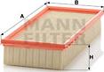 Mann-Filter C 33 130 - Въздушен филтър vvparts.bg