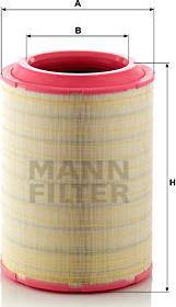 Mann-Filter C 37 2070/2 - Въздушен филтър vvparts.bg