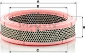 Mann-Filter C 2443 - Въздушен филтър vvparts.bg