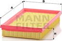 Mann-Filter C 2463 - Въздушен филтър vvparts.bg