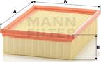 Mann-Filter C 24 105 - Въздушен филтър vvparts.bg