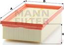 Mann-Filter C 2485/1 - Въздушен филтър vvparts.bg