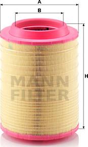 Mann-Filter C 25 660/2 - Въздушен филтър vvparts.bg