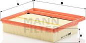 Mann-Filter C 25 110-2 - Въздушен филтър vvparts.bg