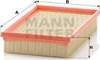 Mann-Filter C 2579 - Въздушен филтър vvparts.bg