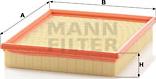 Mann-Filter C 2696 - Въздушен филтър vvparts.bg