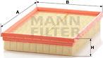 Mann-Filter C 2667/1 - Въздушен филтър vvparts.bg