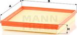 Mann-Filter C 26 009-2 - Въздушен филтър vvparts.bg