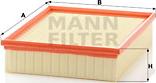 Mann-Filter C 26 168/2 - Въздушен филтър vvparts.bg