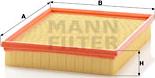 Mann-Filter C 26 109 - Въздушен филтър vvparts.bg