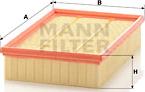 Mann-Filter C 28 100 - Въздушен филтър vvparts.bg