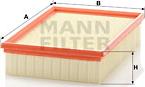 Mann-Filter C 28 136/1 - Въздушен филтър vvparts.bg