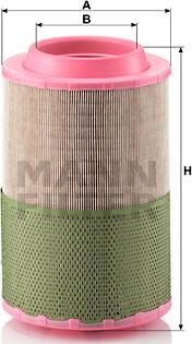 Mann-Filter C 23 632/1 - Въздушен филтър vvparts.bg