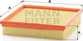 Mann-Filter C 2290 - Въздушен филтър vvparts.bg