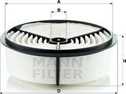 Mann-Filter C 2262 - Въздушен филтър vvparts.bg