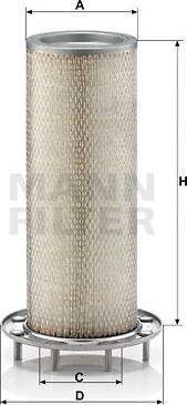 Mann-Filter CF 16 166 - Филтър за вторичен въздух vvparts.bg