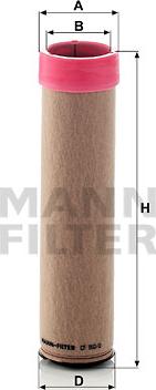 Mann-Filter CF 850/2 - Филтър за вторичен въздух vvparts.bg