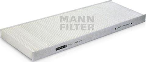 Mann-Filter CU 4151/1 - Филтър купе (поленов филтър) vvparts.bg