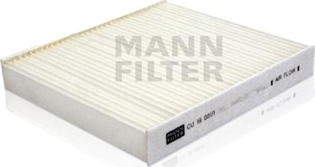 Mann-Filter CU 19 001/1 - Филтър купе (поленов филтър) vvparts.bg