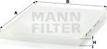 Mann-Filter CU 3059 - Филтър купе (поленов филтър) vvparts.bg