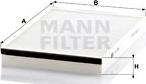 Mann-Filter CU 3054 - Филтър купе (поленов филтър) vvparts.bg