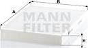 Mann-Filter CU 3037 - Филтър купе (поленов филтър) vvparts.bg