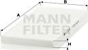 Mann-Filter CU 3138 - Филтър купе (поленов филтър) vvparts.bg