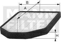 Mann-Filter CUK 2551 - Филтър купе (поленов филтър) vvparts.bg