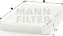 Mann-Filter CU 2956 - Филтър купе (поленов филтър) vvparts.bg