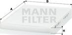 Mann-Filter CU 2951/1 - Филтър купе (поленов филтър) vvparts.bg