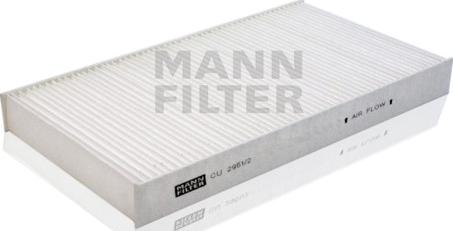Mann-Filter CU 2951/2 - Филтър купе (поленов филтър) vvparts.bg