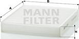 Mann-Filter CU 2440 - Филтър купе (поленов филтър) vvparts.bg