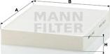 Mann-Filter CU 2442 - Филтър купе (поленов филтър) vvparts.bg