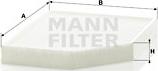 Mann-Filter CU 2450 - Филтър купе (поленов филтър) vvparts.bg