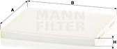 Mann-Filter CU 24 004 - Филтър купе (поленов филтър) vvparts.bg