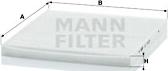 Mann-Filter CU 2435 - Филтър купе (поленов филтър) vvparts.bg