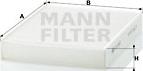 Mann-Filter CU 2433 - Филтър купе (поленов филтър) vvparts.bg