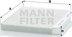 Mann-Filter CU 2422 - Филтър купе (поленов филтър) vvparts.bg