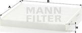 Mann-Filter CU 2544 - Филтър купе (поленов филтър) vvparts.bg